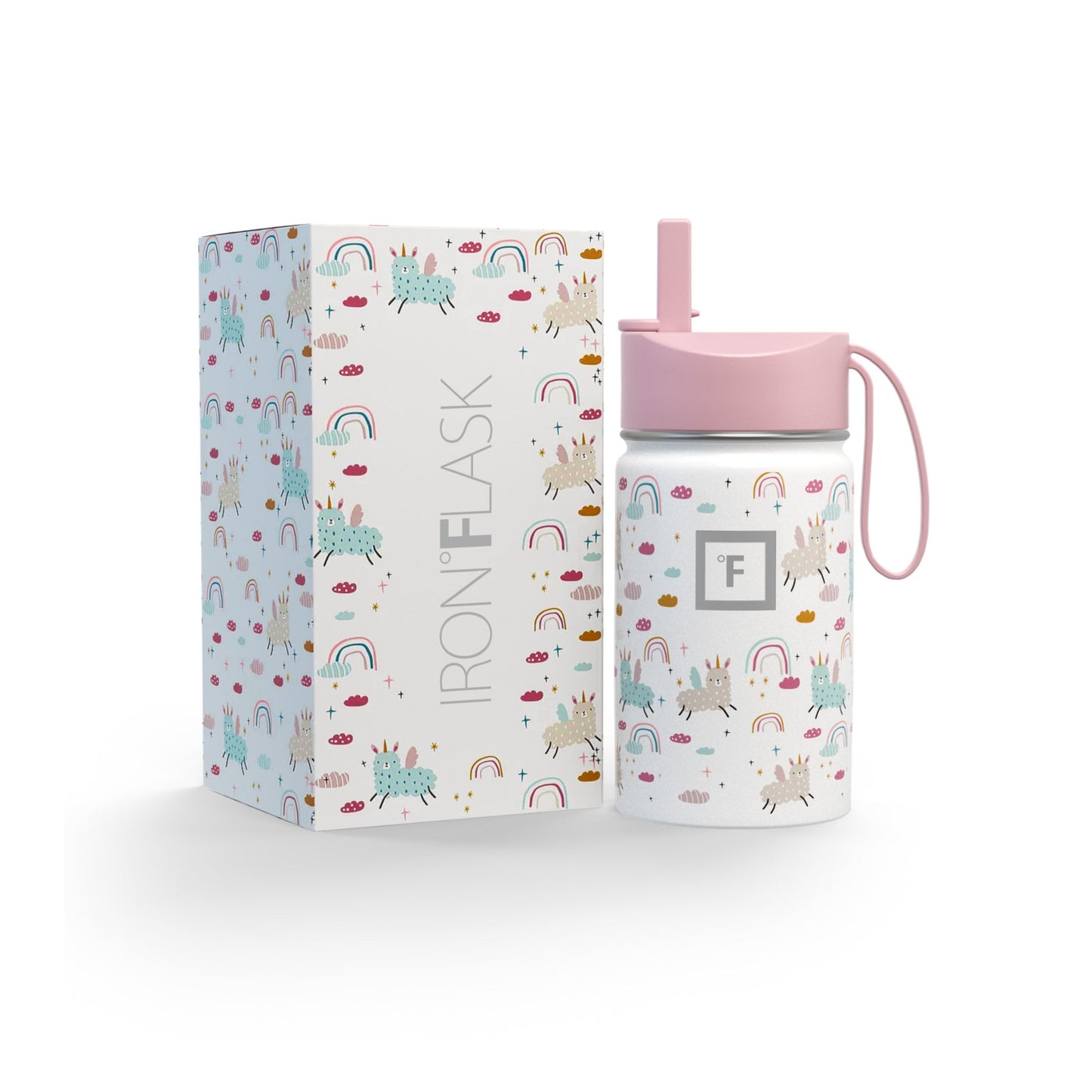 kids-water-bottle-g4 KC10ozBOXLOOK_LlamaRainbows.jpg